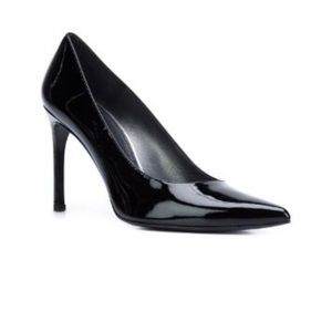 Stuart Weitzman Heist black patent stilettos 8